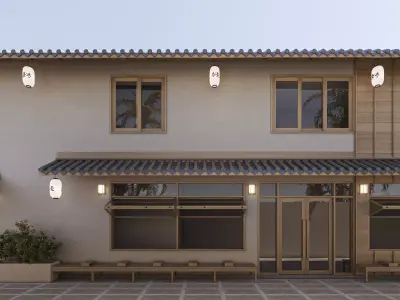 Japan Coffee house 3D model