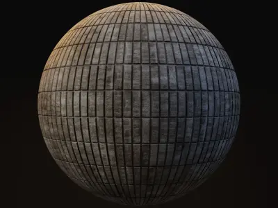 Postrock Running and Stack Bricks Texture Texture