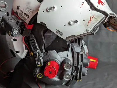 Cyberpunk 2077 - Trauma Team - Soldier Helmet - 3D Models  3D print model