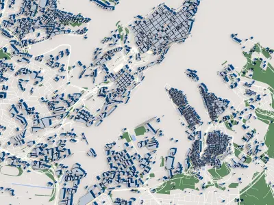 Valletta City Malta 3D model