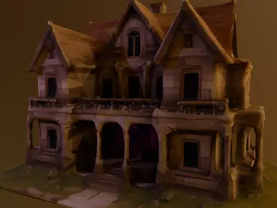 Haunted-House 3D model