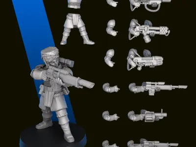 Krylovian Descendants 3D print model