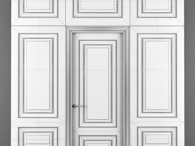 Union Grand GR03 door with panels 3D model