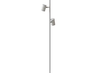NIMONE Floor lamp with 3 lamps white 3D model