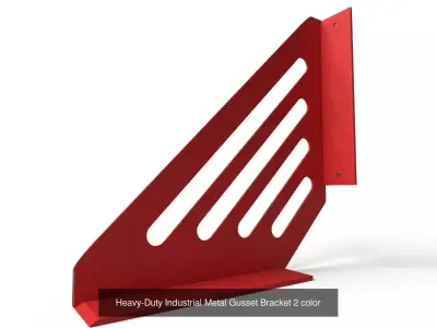 Industrial Shelf Bracket Collection - 6 Pack