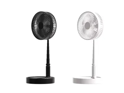 Portable Floor Fan 3D model