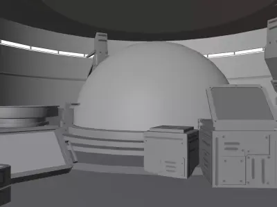 Sci-Fi Lab Props Pack PBR Game Ready Assets Low-poly 3D model