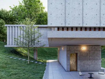 The Concrete House 3D model