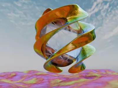 Abstract Environment Animation 3D model