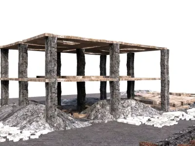 DAMAGED BUILDINGS 3D model
