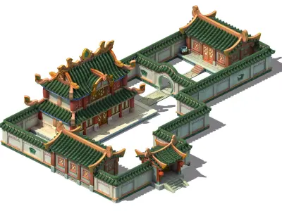 Ancient Architecture 3D model