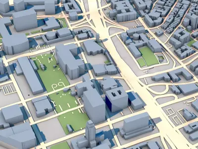 Cathedral of Our Lady of the Angels Los Angesles United States 3D model