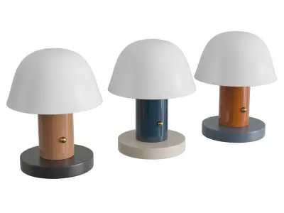 Table Lamp Collection 07 3D Model Pack