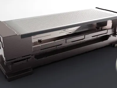 Modern Outdoor Bench 3D model