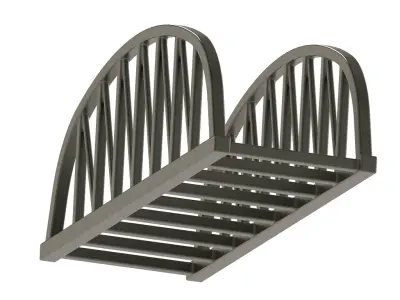 Premium Truss Bridge 3D print model