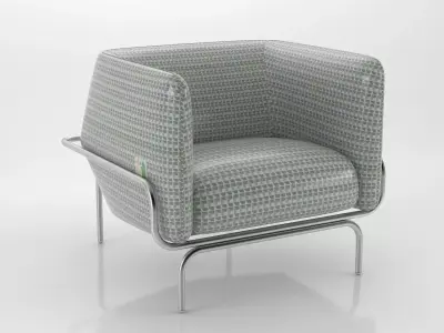 Chandigarh armchair 3D model