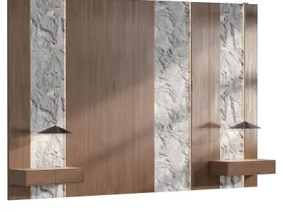  Decorative wall panel N4 3D model