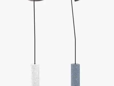  Luminaire Authentik Dome Floor Lamps 3D model