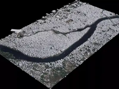 Dhaka - Bangladesh 3D model