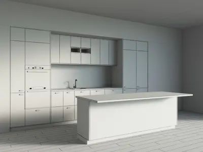 116-Kitchen8 glossy 10 3D model