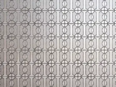 Silver Rust Sci-fi Floor PBR Seamless Texture