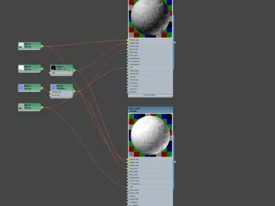 Wooden table lamp 3D model