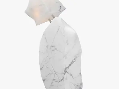 Flood Series Table Lamp PBR 3D model