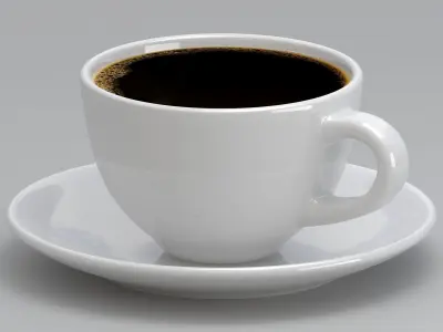 Coffee Cup Sat 3D model