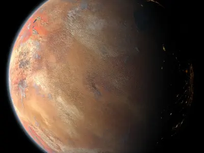 Desert Planet 06 Free 3D model