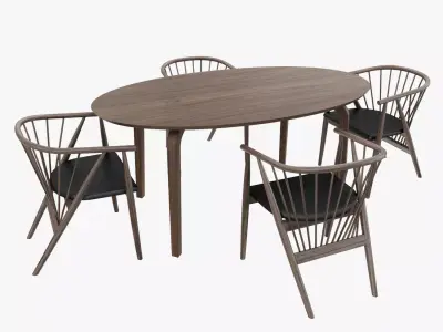 Gretchen Dining Chair 3D model