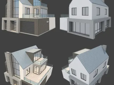 House 1 3D model buy
