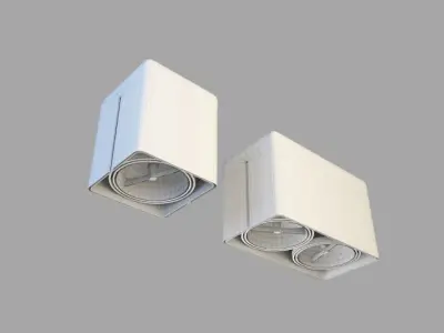 Set of lighting 3D model
