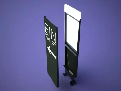 Totem table exterior  Free 3D model