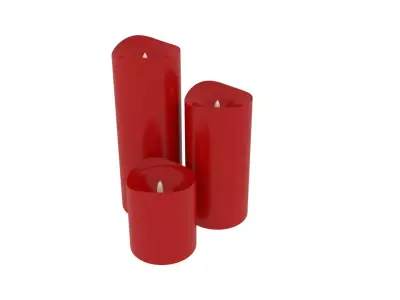 Led Candles 3D model