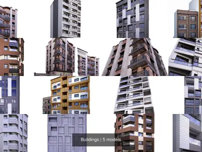 Buildings 3D Model Pack
