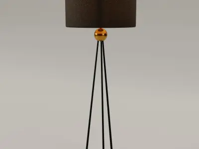 Elektrolamp Low-poly 3D model