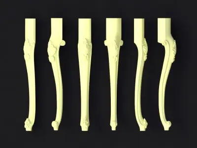 2leg High quality 3d models for processing on a cnc machine  3D model