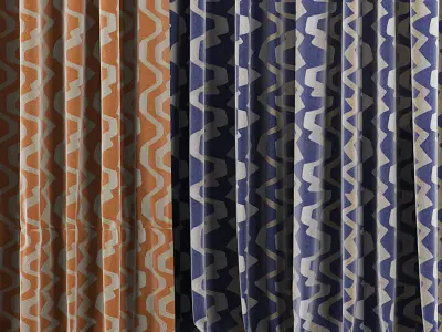Curtain Set 36 3D model