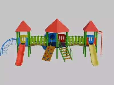 Playground 3D model get