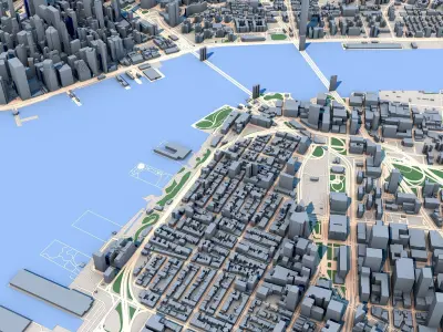 New York City USA 3D model