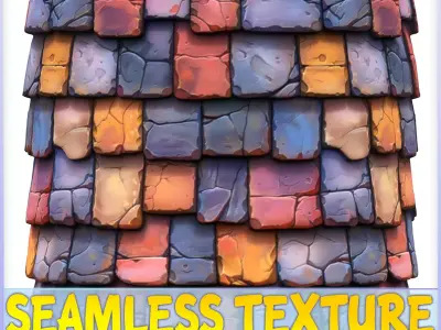 Stylized Roof Seamless Texture Texture
