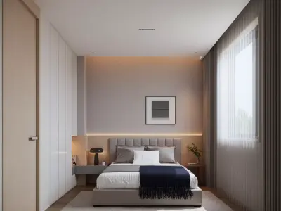 Modern Bedroom 3D model