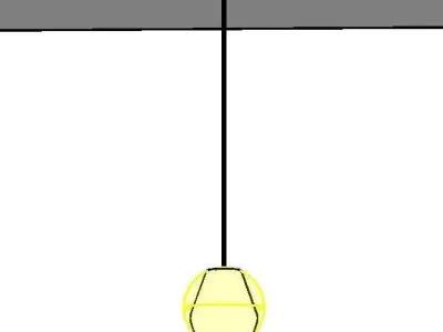 Pendant Light Bell Free low-poly 3D model