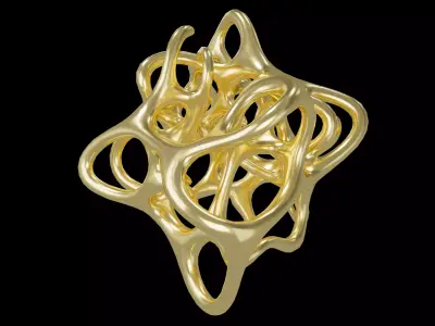 Abstract Shape v39 001 Low-poly 3D model