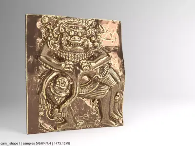 vishnu narasimha swami 3D model