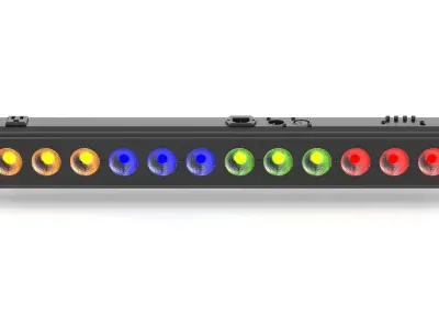 12 LED Stage Wash Lights 3D model
