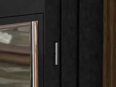 Modern windows 3D model