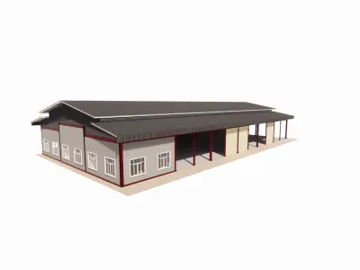 Warehouse-Warehouse Building 3D model