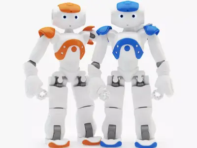 Rigged Robot Nao 3D model