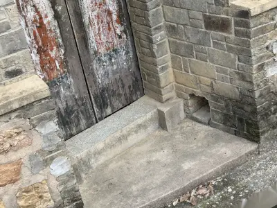 Chinese style rural house gate 3d scan 3D model